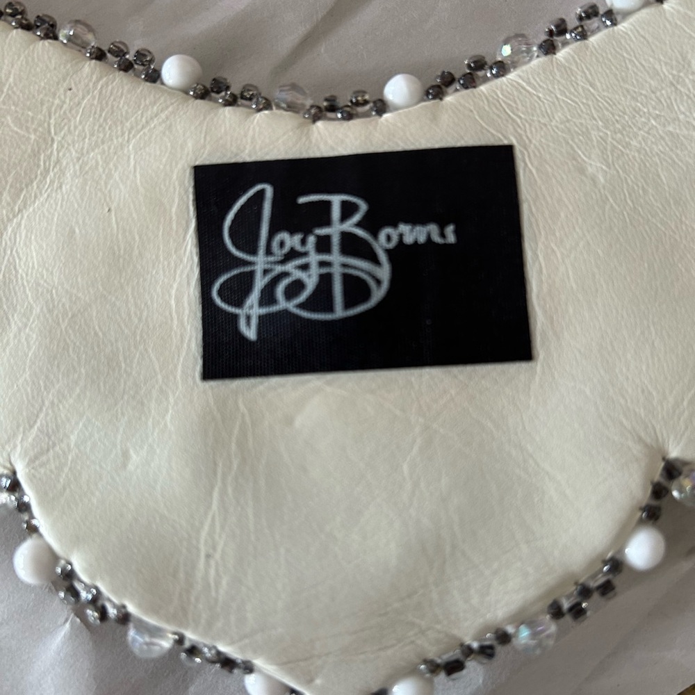 Vintage Joy Borns beaded crystal adjustable leather belt - Picture 7 of 12